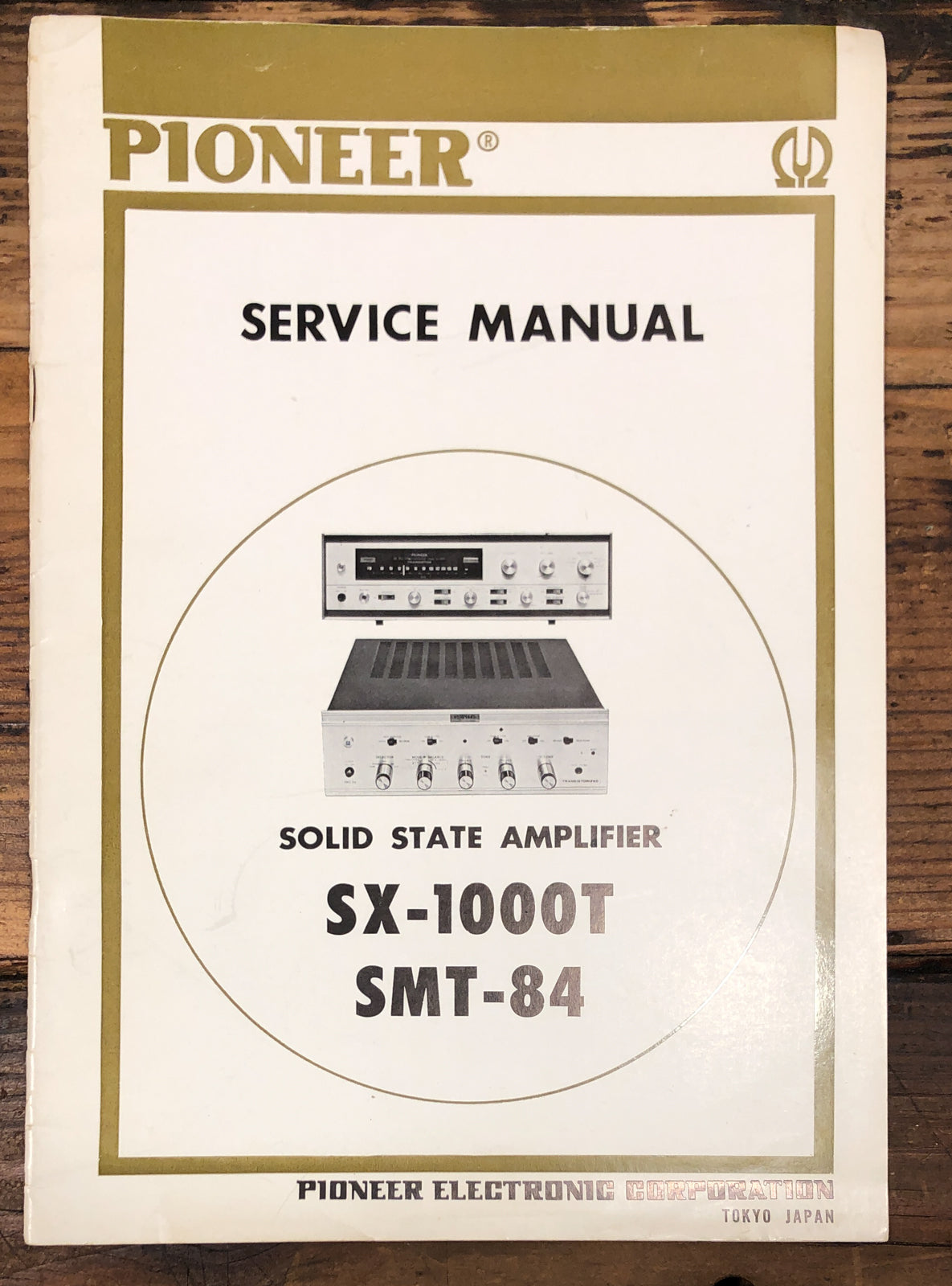 Pioneer SX-1000T SMT-84 Receiver / Amplifier  Service Manual *Original*