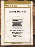 Pioneer SX-1000T SMT-84 Receiver / Amplifier  Service Manual *Original*