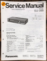 Technics SU-355 Amplifier  Service Manual *Original*