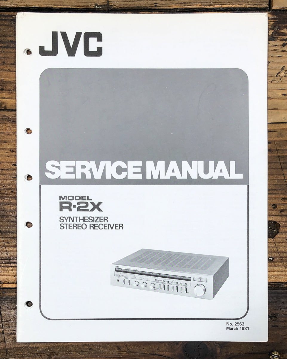 JVC R-2X Receiver Service Manual *Original*