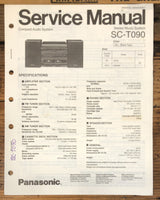 Panasonic SC-T090 Stereo Service Manual *Original*