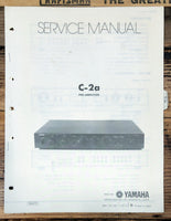 Yamaha C-2a Preamp / Preamplifier  Service Manual *Original*