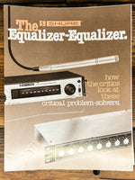 Shure M615 SR107 Equalizer  7pg Dealer Brochure *Orig*