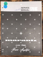 Marantz Model 170DC Amplifier  Service Manual *Original*