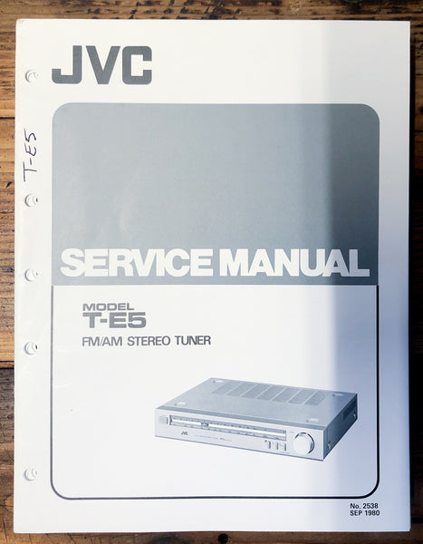 JVC T-E5 Tuner  Service Manual *Original*