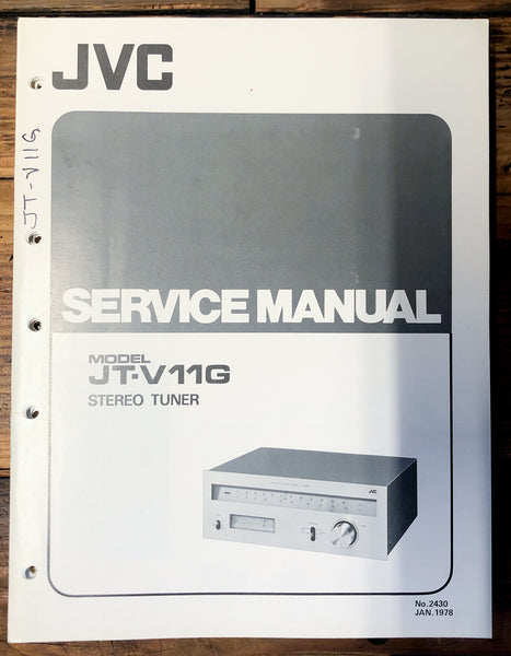 JVC JT-V11G Tuner  Service Manual *Original*