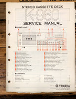 Yamaha K-960 Cassette  Service Manual *Original*