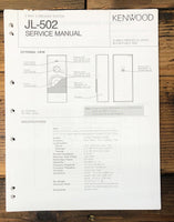 Kenwood JL-5020 Speaker  Service Manual *Original*