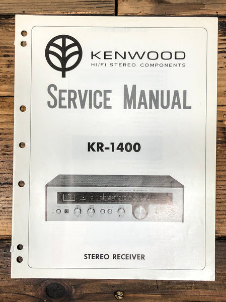 Kenwood KR-1400 Receiver Service Manual *Original*