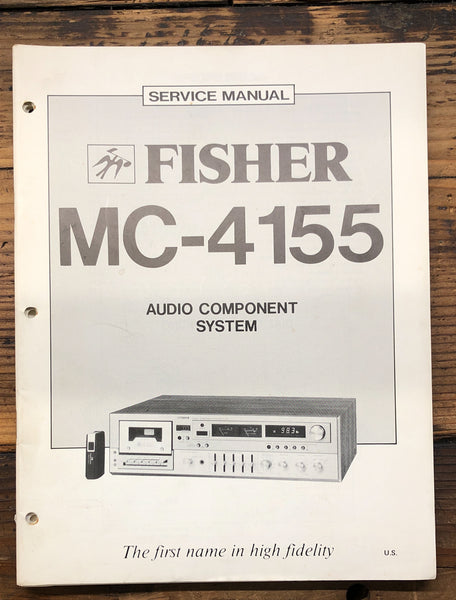 Fisher MC-4155 Stereo  Service Manual *Original*