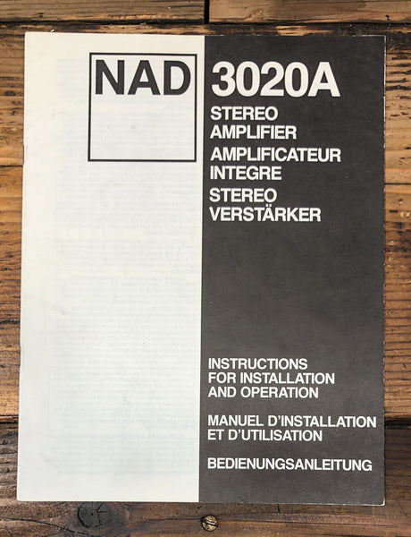 NAD Model 616 Cassette Service Manual *Original*
