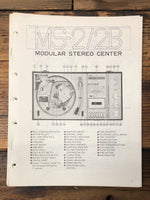 Yamaha MS-2 MS-2B Stereo  Service Manual *Original*