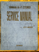 Yamaha CT-800 Tuner  Service Manual *Original*
