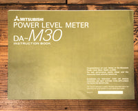 Mitsubishi DA-M30 Power Meter Owners / User Manual *Original*