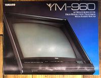 Yamaha YM-960 Monitor Dealer Brochure 3pg  *Original*