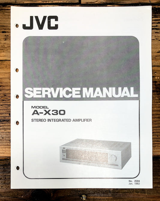 JVC A-X30 Amplifier Service Manual *Original*
