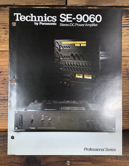 Technics SH-9060 Amplifier 5pg Foldout Dealer Brochure *Original*