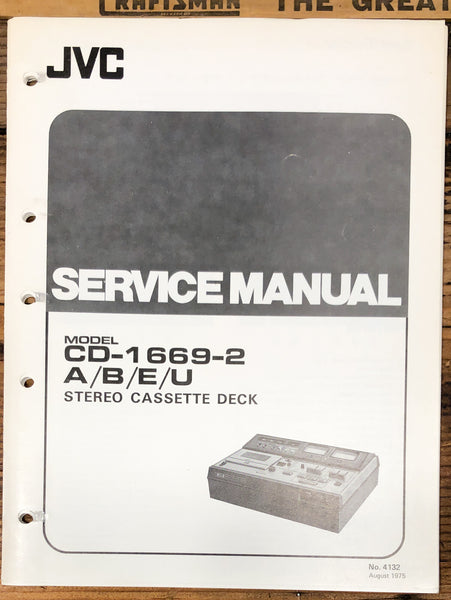 JVC CD--84337 Cassette  Service Manual *Original*