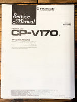 Pioneer CS-V170 Speaker  Service Manual *Original*