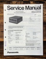 Panasonic RS-CH10 Cassette  Service Manual *Original*