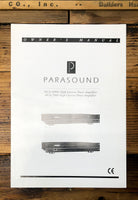 Parasound HCA-1000A HCA-750A Amplifier  Owner / User Manual *Original*