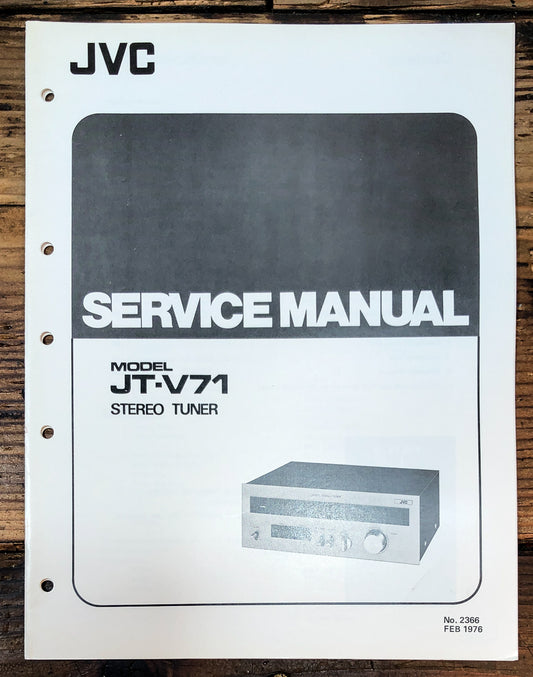 JVC JT-V71 Tuner Service Manual *Original*