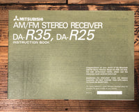 Mitsubishi DA-R25 DA-35 Receiver Owners / User Manual *Original*