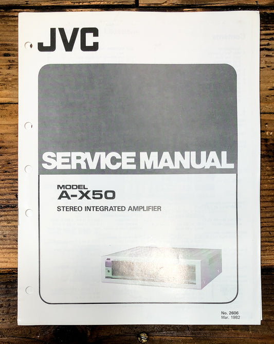 JVC A-X50 Amplifier Service Manual *Original*