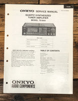 Onkyo TX-844 Receiver Service Manual *Original*