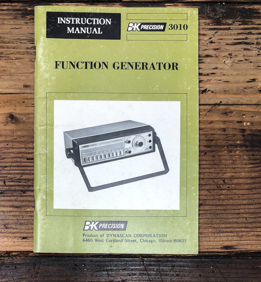 B&K Precision Model 3010 Function Generator Owners / User Manual *Original*