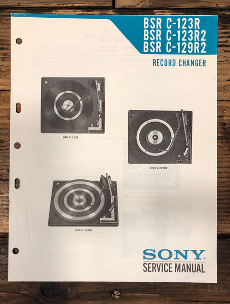 Sony / BSR C-123R -123R2 -129R2  Service Manual *Original*
