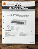 JVC KD-V300 Cassette  Service Manual *Original*