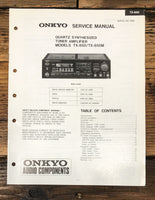 Onkyo TX-850 TX-850M Receiver Service Manual *Original*