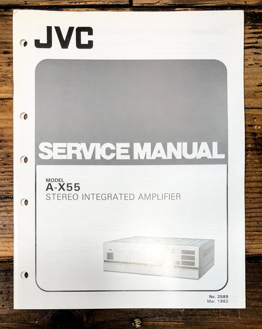 JVC A-X55 Amplifier Service Manual *Original*