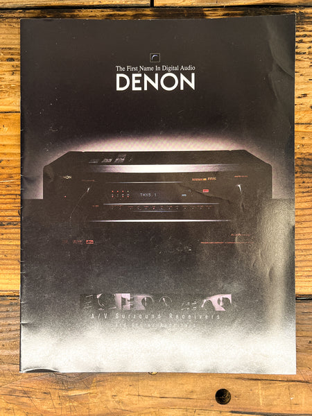 Denon AVR-5700 -3600 -3200 DVD-5000 DRA-775RD  7pg Dealer Brochure *Orig*