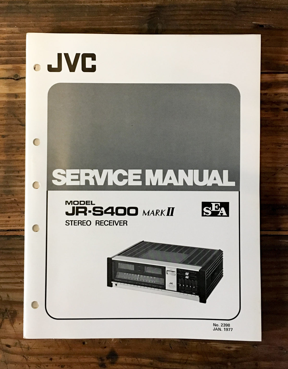 JVC JR-S400 MK II Receiver Service Manual *Original*