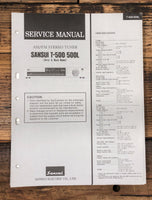 Sansui T-500 T-500L Tuner  Service Manual *Original*