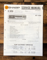 Sharp RT-300 Cassette  Service Manual *Original*