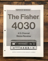 Fisher Model 4030 Receiver  Service Manual *Original*