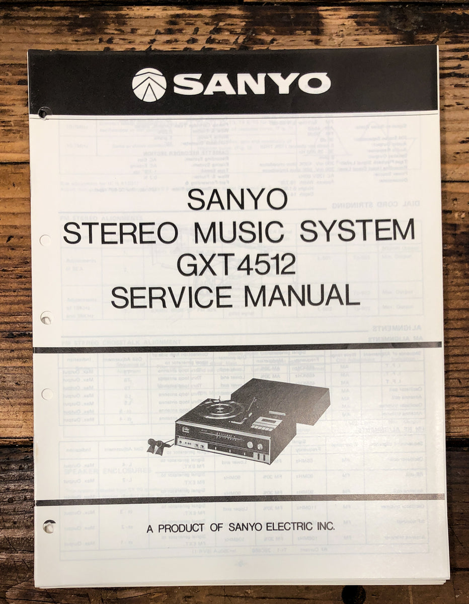 Stereo Service Manual *Original* – Vintage Audio Store - Vintage ...