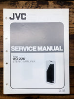 JVC AQ-22K Amplifier  Service Manual *Original*