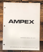 Ampex ACP-8 8 Track Service Manual *Original*