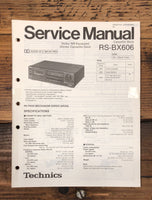 Technics RS-BX606 Cassette  Service Manual *Original*