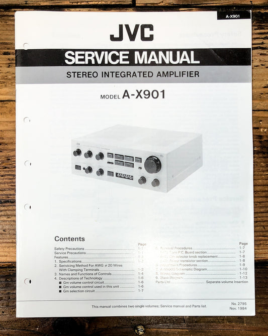 JVC A-X901 Amplifier Service Manual *Original*