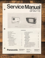 Panasonic GP-RV110 Camera  Service Manual *Original*