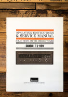 Sansui TU-999 Tuner Owners & Service Manual  *Original*