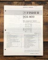 Fisher DCS-M20 Stereo  Service Manual *Original*