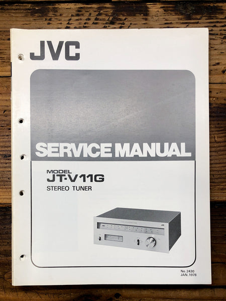 JVC VV11G Tuner  Service Manual *Original*