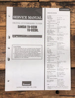 Sansui T-D33X TU-D33XL Tuner  Service Manual *Original*