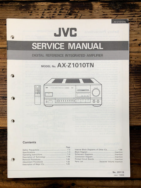 JVC AX-Z1010TN Amplifier  Service Manual *Original*